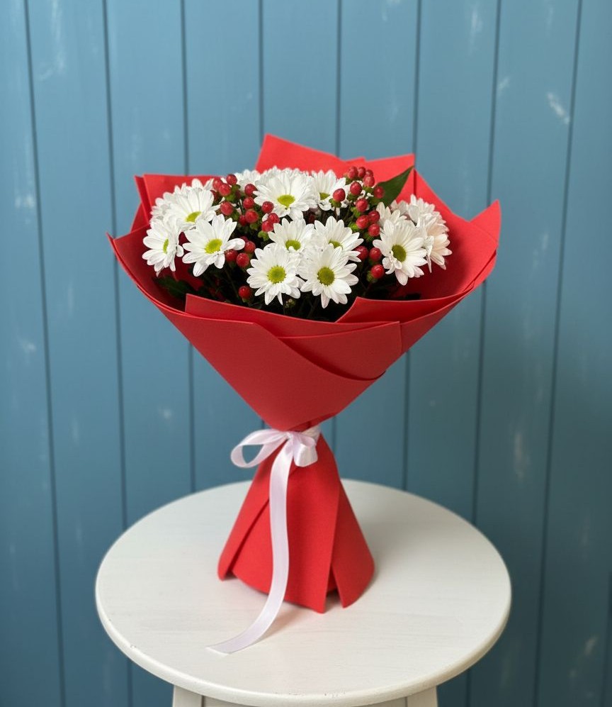 Букет цветов из: Хризантемы в Восточном Забайкальского края