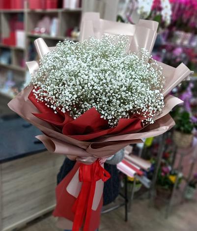 Букет цветов из: Гипсофила в Восточном Забайкальского края