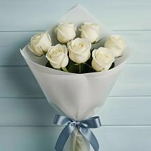 Букет 7 Белых роз Эдлесс Лав #REPLACE_PRED# Восточном Забайкальского края