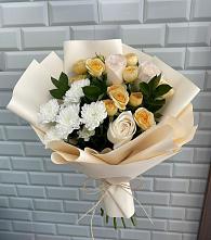 Букет цветов из:  Розы и Хризантемы #REPLACE_PRED# Восточном Забайкальского края
