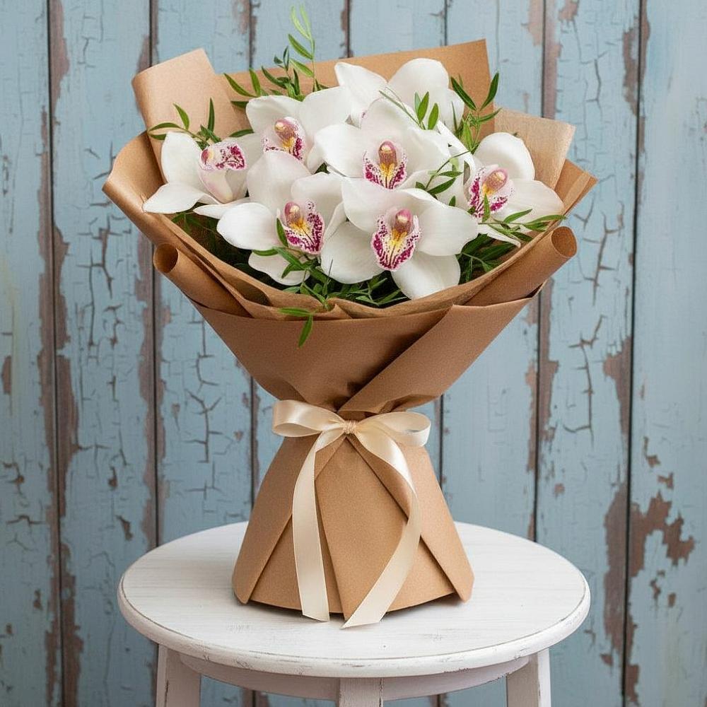 Букет цветов из: Орхидеи и Розы в Восточном Забайкальского края