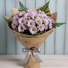 Букет цветов из:  Хризантемы в Восточном Забайкальского края