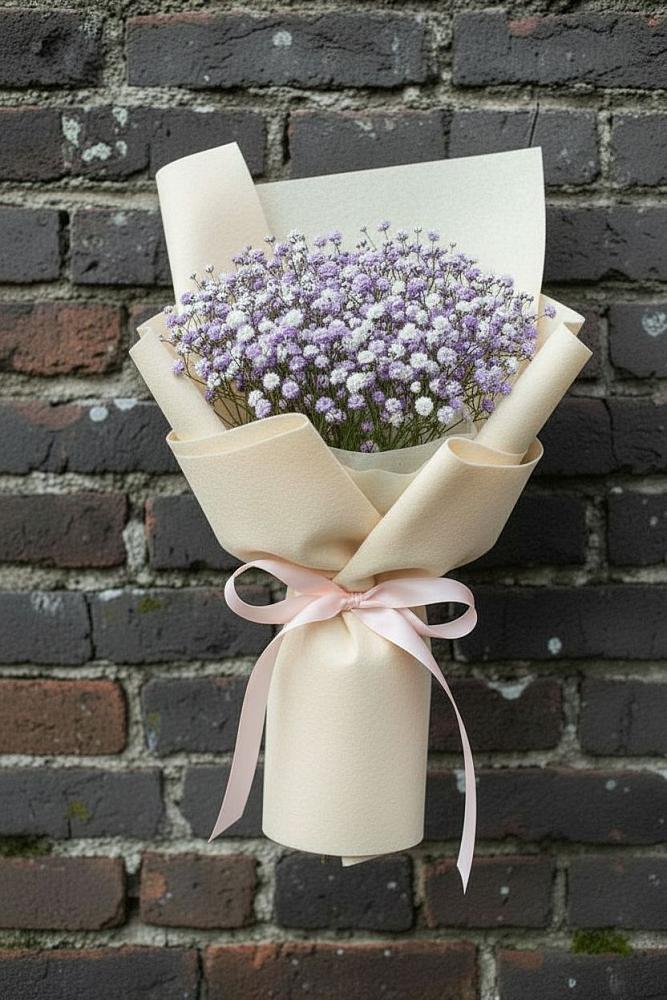 Букет цветов из: Гипсофила в Восточном Забайкальского края