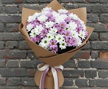 Букет цветов из:  Хризантемы в Восточном Забайкальского края