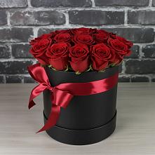 Цветочная композиция из Розы в шляпной коробке #REPLACE_PRED# Восточном Забайкальского края