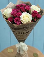 Букет цветов из:  Розы в Восточном Забайкальского края