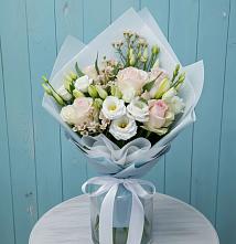 Букет цветов из:  Розы и Лизиантусы #REPLACE_PRED# Восточном Забайкальского края