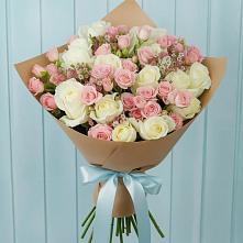 Букет цветов из:  Розы в Восточном Забайкальского края